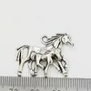 65 adet Antik Gümüş Alaşım Karışık At Charms Kolye Takı Yapımı Için Kolye DIY Aksesuarları