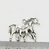 65Pcs Antique silver Alloy Mixed Horse Charms Pendants For Jewelry Making Necklace DIY Accessories