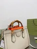 Diana Bamboo Торговая сумка Classic Square Crossbody Tote Сумки Женщины Качество плеча Mssgener Back Package буква Несколько цветов