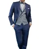 navy italian suit