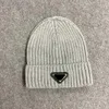 Nieuwe Frankrijk mode heren ontwerpers hoeden motorkap winter beanie gebreide wollen muts plus fluwelen pet skullies Dikker masker Fringe mutsen hoeden