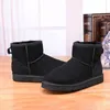 Mulheres inverno neve cinza castanha moda clássico tornozelo bota curta das senhoras das meninas botas confortáveis sapatos pretos tamanho 36-41