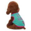 Kamizelka psa odzieży Lato Jesień Kreatywny Tekst Miłość Heart Wzór Oddychająca Odzież Pet Tshirt Kot Koszula Psy Odzież