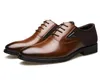 Мужчины Oxford Prints Классический стиль одежды обувь кожа черное розовое кофе кружево
