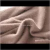 Maglioni Uomo Abbigliamento Abbigliamento Drop Delivery 2021 100Percent Mink Cashmere Maglione Uomo Autunno Inverno Classico Semplice Basic Warm Pullover Swete