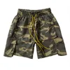 Heren British Houndstooth Cargo Shorts Vintage Modieuze Multi-Pockets Camouflage Shorts Heren 2019 All Match Casual Shorts X0628