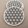 10pcs Life Flower Tea Cup Mats Wood Placemats Coasters For Drinks 210817