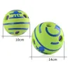 14CM Ball Interactive Dog Toy Fun Giggle Sounds Puppy Chew Wobble Wag Play Training Sport Pet s 211111