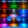 Party Stage Laser Lighting USB Charge Strobe DJ Disco Light Sound Activated Remote Control Projector Lamp for Home Birthday Bar Ra284W