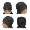 Hightlight Proste pałęki na głowę Peruki czarne kobiety syntetyczne włosy łatwe do noszenia # 4/27 20-30