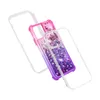 Gradient 3 in 1 PC TPU Bling Quicksand Glitter Phone Cases For Iphone 12 pro Max XS 6 7 8 Case