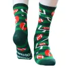 Men's Socks Unisex Adults Breathable Knee-high Stockings Thicken Anti-skid To Keep Warm Funny Printing Cartoon Mid-calf Lengt2549