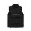 winter Black Men's Vests down Body warming device Thickened couple's sleeveless jacket Simple solid color in Europe and America Joint fund fashion