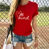 Printed BE KIND T Shirts Woman Gothic Tee Female Top Plus Size Tshirt