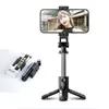 Monopods Selfie Stick Bluetooth 호환 미니 확장 가능한 통합 방지 흔들리는 원격 스테인레스 스틸 소재 삼각대 전화 스탠드 용