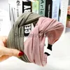 Fashion Solid Cross Stoffa per le donne Accessori per capelli Accessori per capelli Fascia Hairband Capelli clip Haiarband Bandeau Cheveux