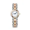 Mode Women's Watch Diamond Quartz Enkelt temperament, exakt restid, romersk bokstavlig fin stålarmbandstorlek 30mm