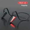 Bone Conduction Concept Earphones Bluetooth Wireless Sports Earphone Headset Stereo Handsfree med mikrofon för att springa