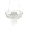 Romantic Luxury metal decor arch drape Suspend Chandelier Cake stand swing for topper centerpiece Wedding event party