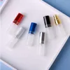 100 Teile/los 5 ml Milchglas Flasche Farbe Parfüm Zerstäuber Spray Pumpe Tragbare Reise Container Kosmetik für Geschenkhohe menge