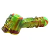 smoking pipes Silicone hand pipe 4.7'' Dab rigs smoking pipes Resin oil rig use for dry herb 120*47*49mm free type