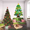 LBSISI Life DIY Felt Christmas Tree Xmas Decorations Year Kids Gift Toys Door Wall Hanging Ornaments For Home Navidad 211109