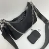 Women Luxurys Designers Bags 2021 Shoulder High Quality Nylon Handbags Wallet Handbag Crossbody Bag Hobo Purses 02