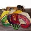 Party Gift 50PCS Fashion Chinese style handmade Straw Fan Hand-woven palm leaf Handfan Summer cooling Mosquito repellent Hands Fans SN4012