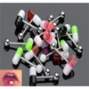 Body Piercing Jewelry Capsule Shape Tongue Bar Nipple Bars Ring Labret Lip Piercing Jewellery for Men Women Wholesale Price