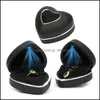 Jewelry Packaging & Jewelryjewelry Pouches, Bags 1C Heart-Shaped Led Light Wedding Ring Box Engagement Rings Necklace Earrings Pendants Disp