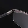 Marke Photochrome Sonnenbrille Männer Polarisierte Chamäleon Verfärbung Sonnenbrille für Männer Mode randlose quadratische Sonnenbrille