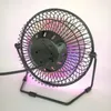 360 Degree 6 Inch Desk Fan Portable USB Rechargeable Cooling Mini Air Conditioner with Clock Temperature Display for Summer Days