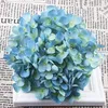 fausses fleurs d'hortensia bleu