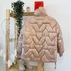 Зимняя куртка пальто мода теплые женщины Parka зима -20 градусов повседневная улица снежная куртка 211011