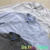Chemisier à manches longues quotidien Chemises décontractées Cinder Pocket Hommes Femmes Étiquette déchirée Logo Chemises 1: 1 Plaid de haute qualité