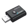 Mini Wireless Bluetooth-mottagare Adapter 5.0 Ljudgivare Stereo Bluetooth Dongle aux USB 3,5 mm för bärbar TV-dator