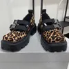 Projektant WŁOCHY Low Top Casual Shoes Women Treaded Guma Outsole Drukowane Skórzane Calf Klasyczne Trenerzy Size35-40