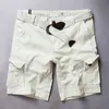 Cargo Short Men Fashion Luxury Brand Designer Summer Quality Breeches Bermuda Male Cotton Multi Pocket Retro Casual Shorts 210518