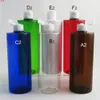 24 x 500ml Stor Amber Blue Green Red White Clear Shampoo Body Wash Plast Pet Bottle Packaging Container med Flip Top Cap