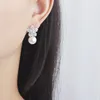 Stud IDESTINY Mode Flocon De Neige Conception Simulé Perle Célèbre Boucles D'oreilles Designers Goujons Bijoux Pour Femmes CZ Bijoux Bijoux Cadeau