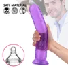 Gelatina morbida erotica dildo anale tappone plug pene realistico forte aspirazione tazza cazzo giocattolo per adulti orgasmo sesso giocattoli sessuali per donna4359280