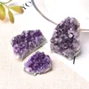DHLナチュラルアメジストクリスタルクラスタークォーツ生結晶ヒーリングストーン装飾飾り紫色のFeng Shui Stone Ore Mineral by Hope12