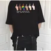 VIP HJN人類は人種差別スタイルのLGBTミドルフィンガープリントTシャツ210623に対する私たちのレース愛の宗教であるべきです