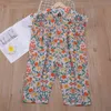 Mädchen Overall Sommer Blumen Overalls für Mädchen Harem Hosen Kleinkind Koreanische Kleidung 3-7Y 210528