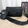 Handbag Women Luxury Designer Nylon bags with canvas hobo shoulder bag lady Tote chains handbags messenger bagss