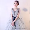 Sweety Sexy Deep V-Neck Appliques Ball Gown Abiti da sera convenzionali 2021 Ruffles Tulle Cocktail Prom Party Gowns E18