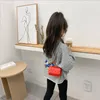 Baby Girls Brand Bags Fashion One Shoulder Princess Messenger Purse Kids Leather Bag Children Small Square Backpacks