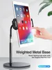 Tablet Standı Tutucu, Açı Yüksekliği Ayarlanabilir iPad Tutucu Çalışma Masası için Standı, Kalın Kılıf Dostu iPad Standı 4-12.9 iPhone, iPad Air Mini Pro