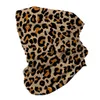 Maschera Outdoor Leopard Print Maschere per le orecchie senza cuciture Sciarpe sportive Tubo per il collo Polvere per il viso Maschera da ciclismo Fascia per capelli Bandane 2021 Y1020