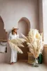 2021 Natural Dried Pampas Grass Phragmites Communis Reed Plants Wedding Flower Bunch Home Decor Diy Dried Flowers Pampas